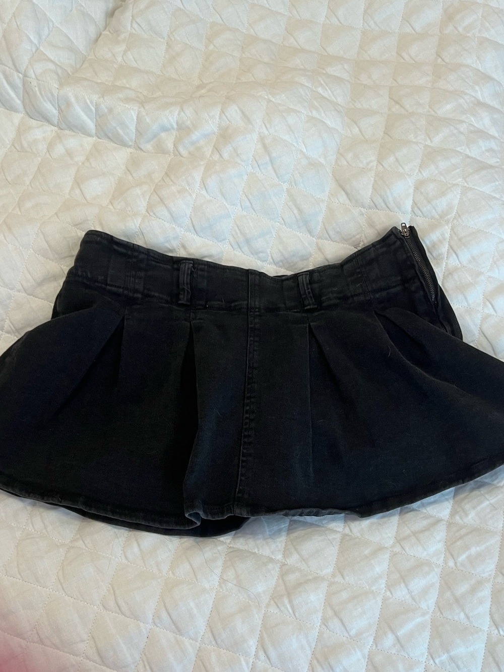 Rue21 Black Pleated Mini Skirt